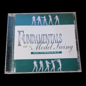 Fundamentals of a Model Swing v2 CD-ROM CompuSport Golf Windows 95 98 NT